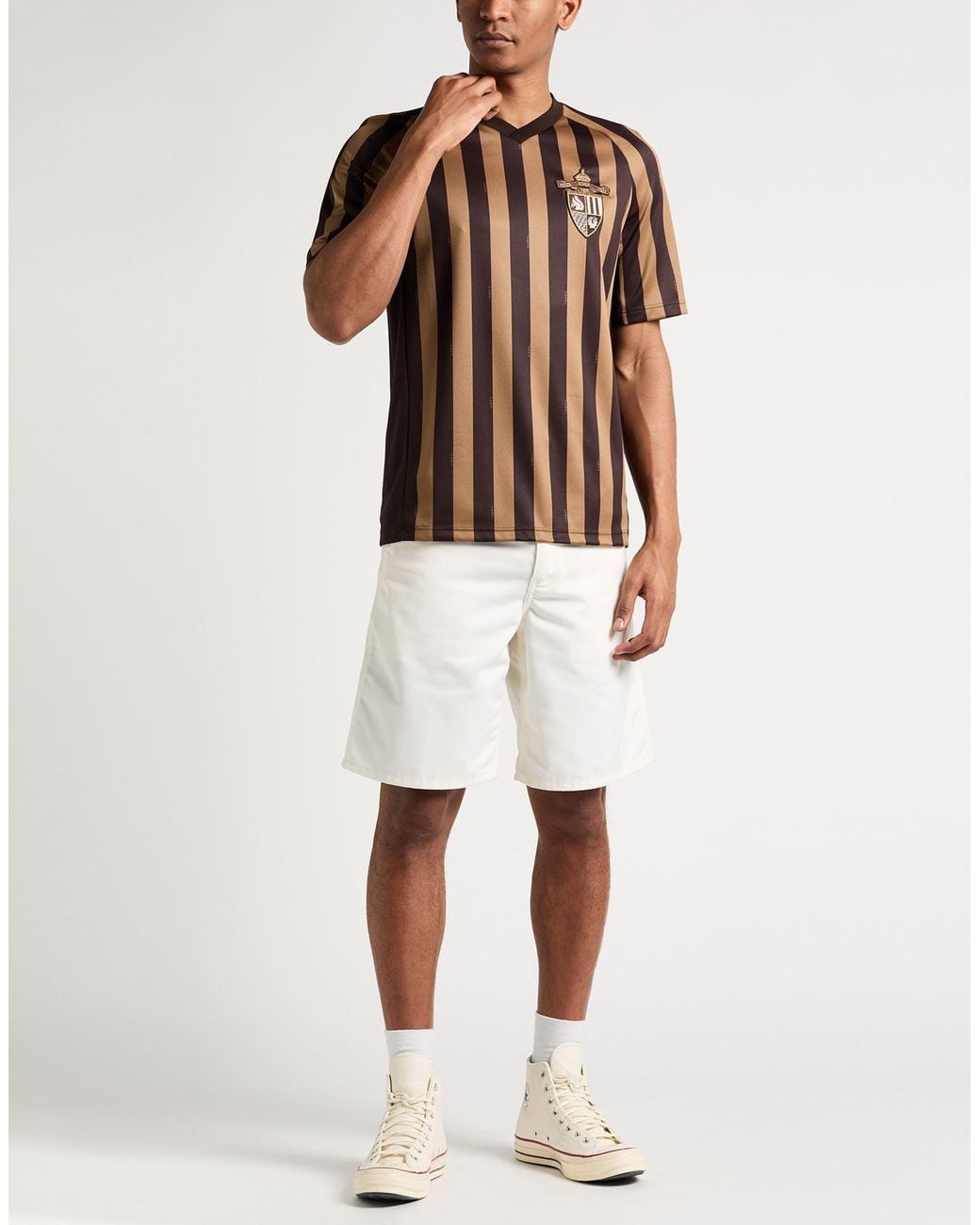 Fendi Brown T-Shirt Polyester for men