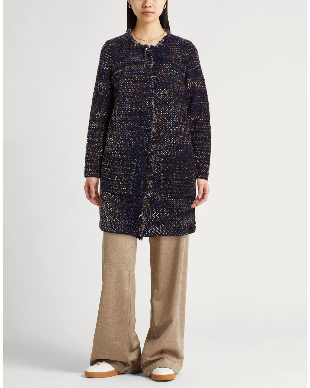Kangra Blue Overcoat & Trench Coat