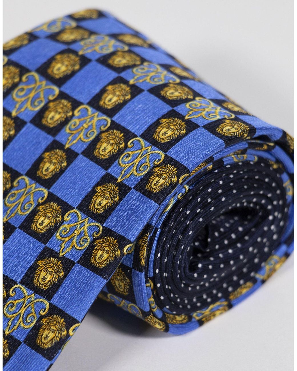 Cravatta E Papillon da Uomo di Versace in Blu | Lyst