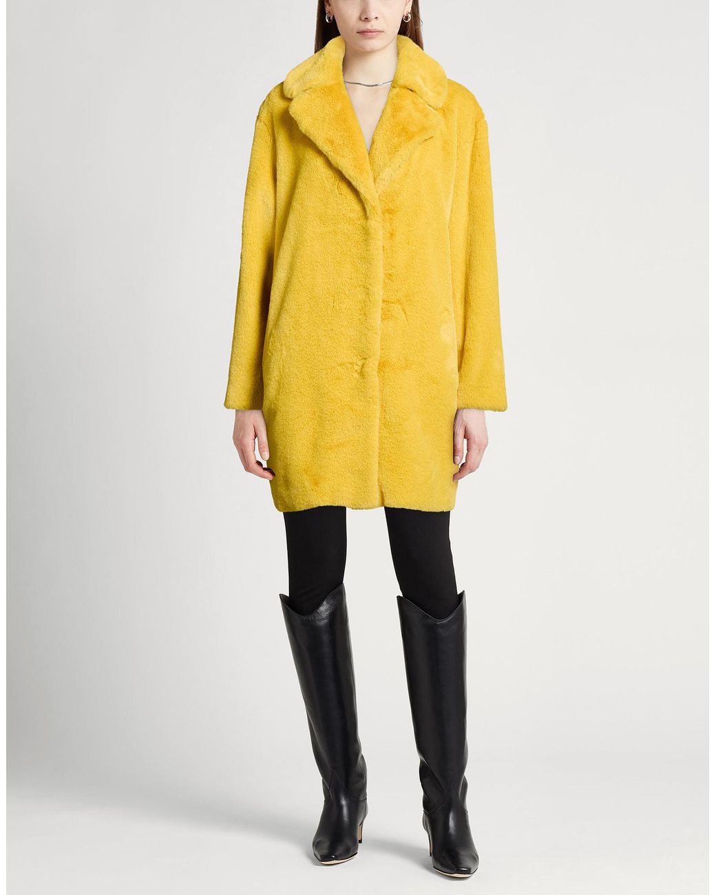SEVENTY VENEZIA Yellow Shearling & Teddy