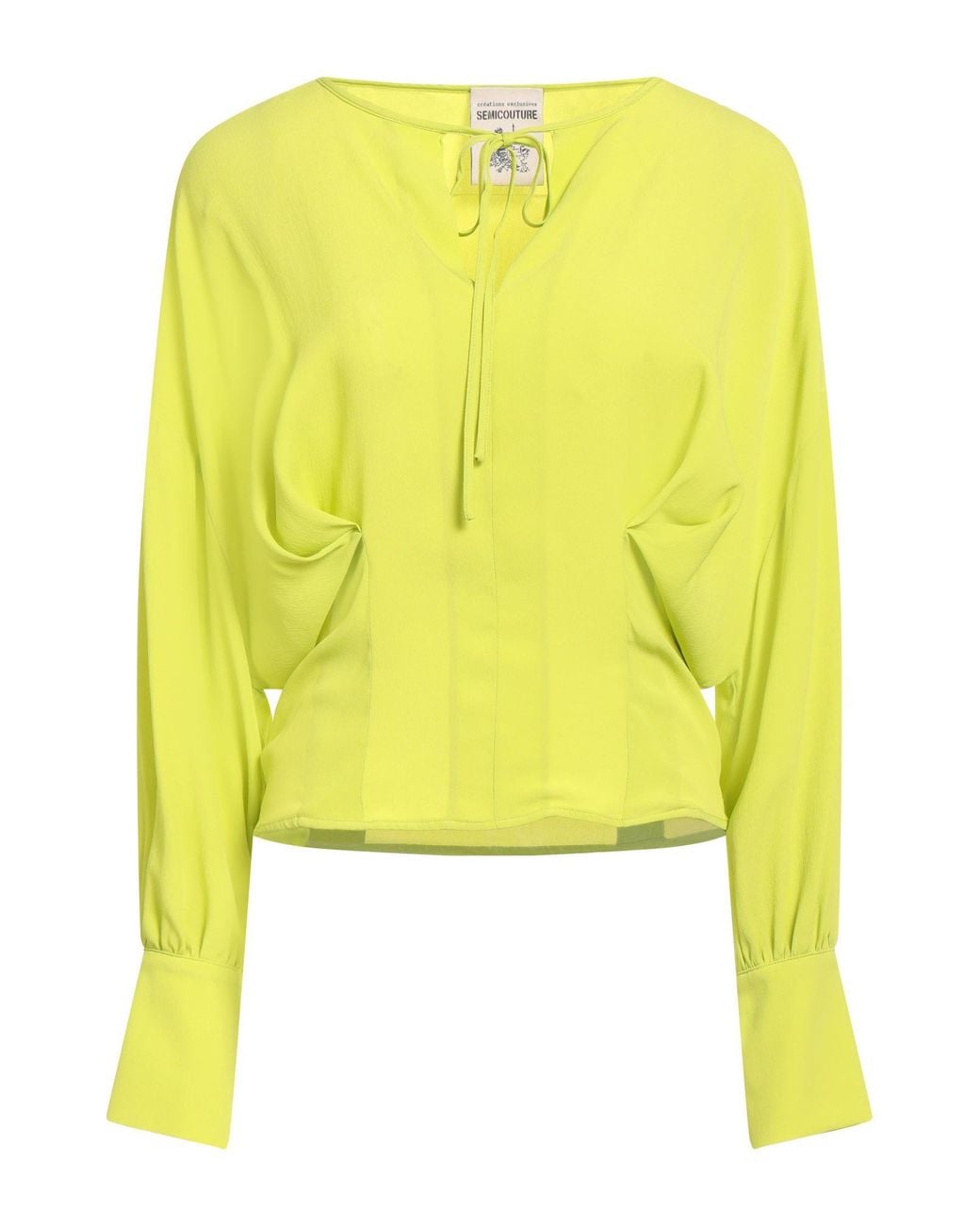 Top Semicouture de color Yellow