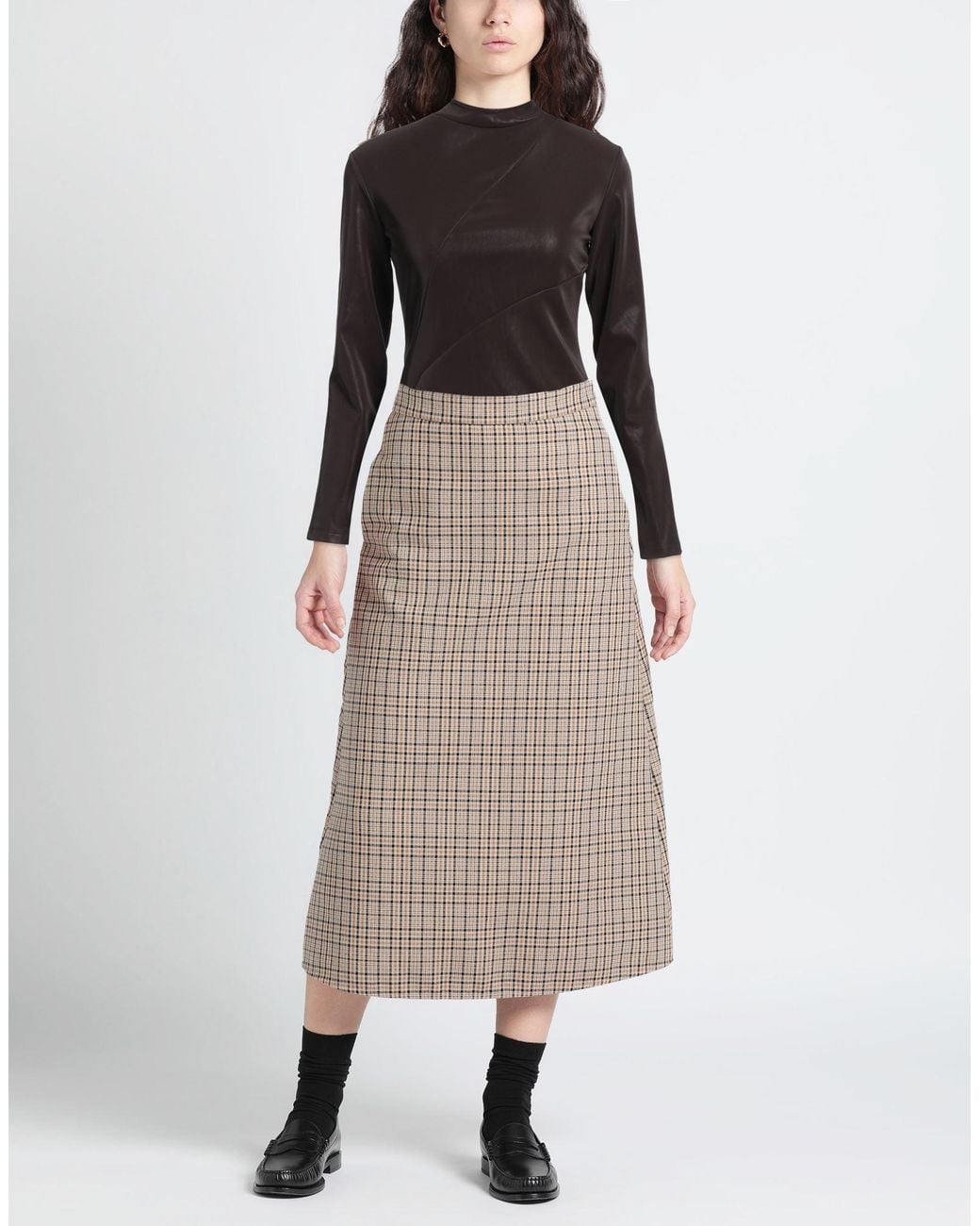 ALESSIA SANTI Black Top Polyester, Elastane, Polyurethane Resin