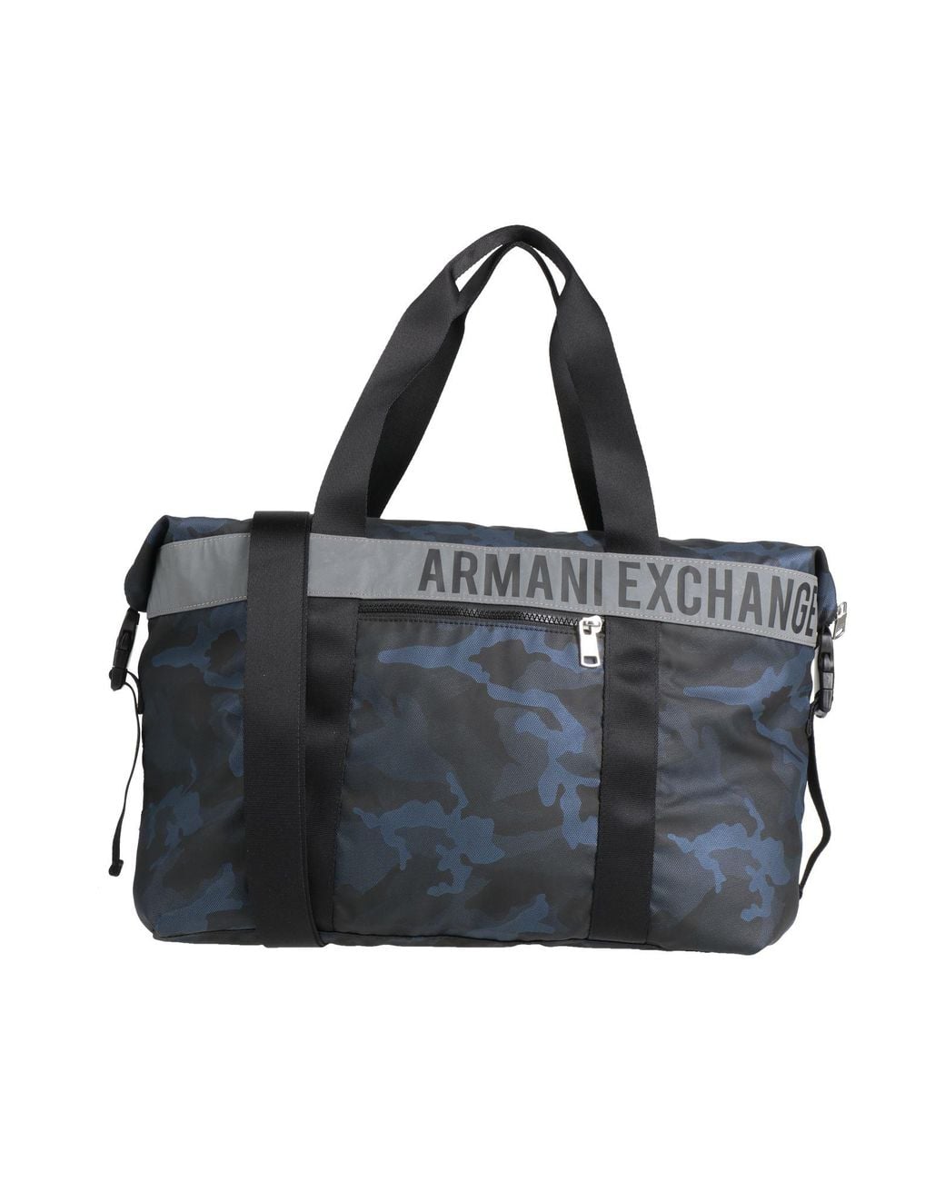 ARMANI EXCHANGE Black Duffel Bags