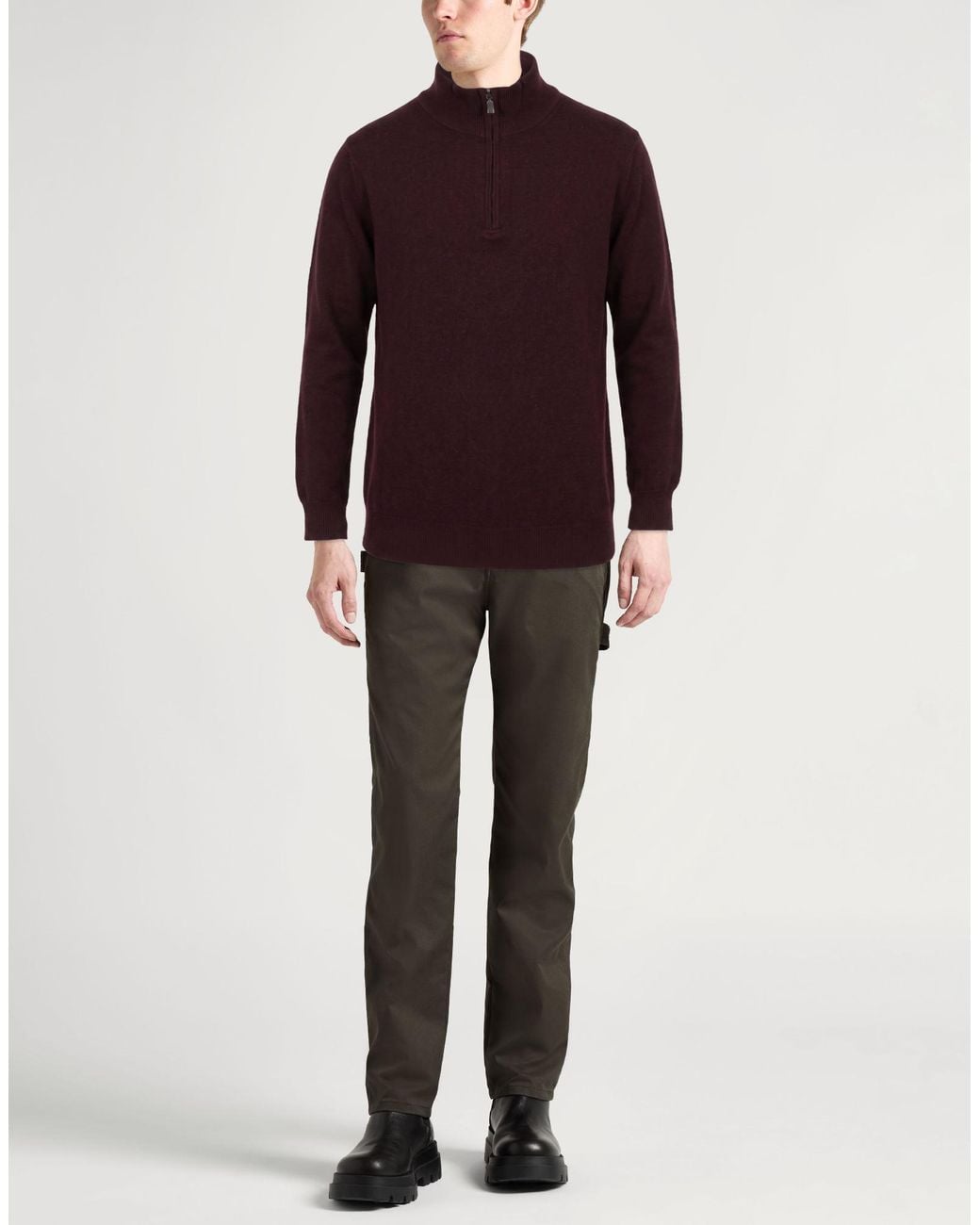 Pullover Moorer de hombre de color Red
