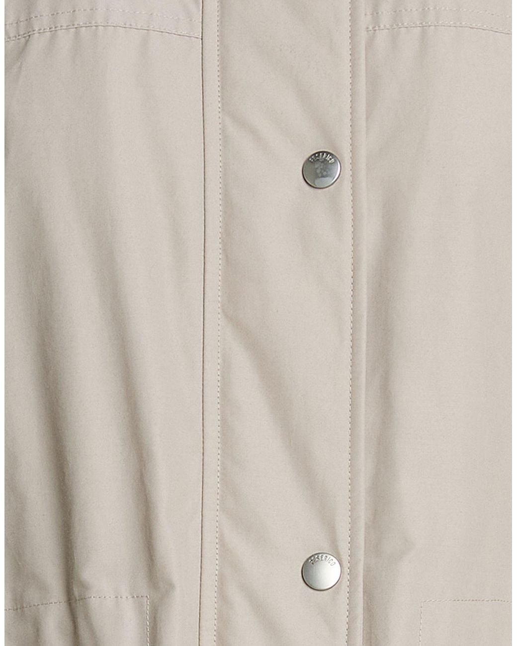 Peserico Gray Jacket Cotton, Polyamide