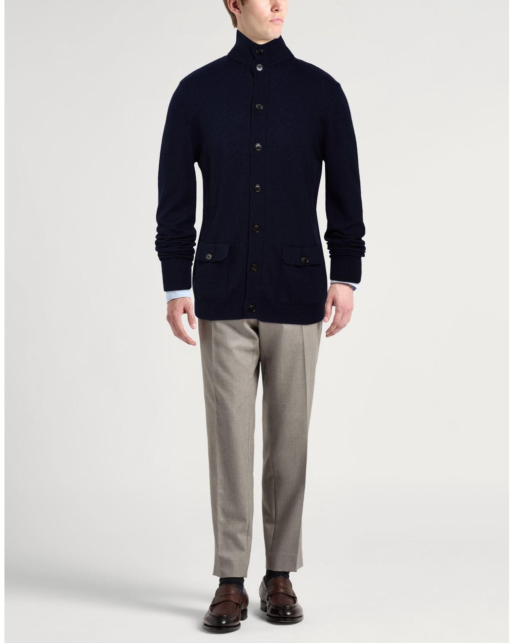 SEVENTY VENEZIA Blue Cardigan for men