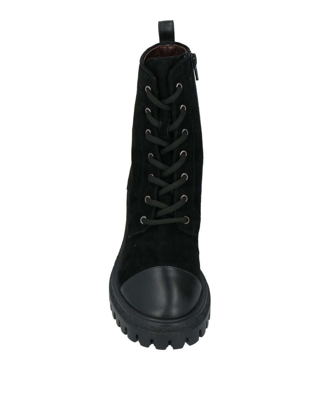 KARIDA Black Ankle Boots Leather