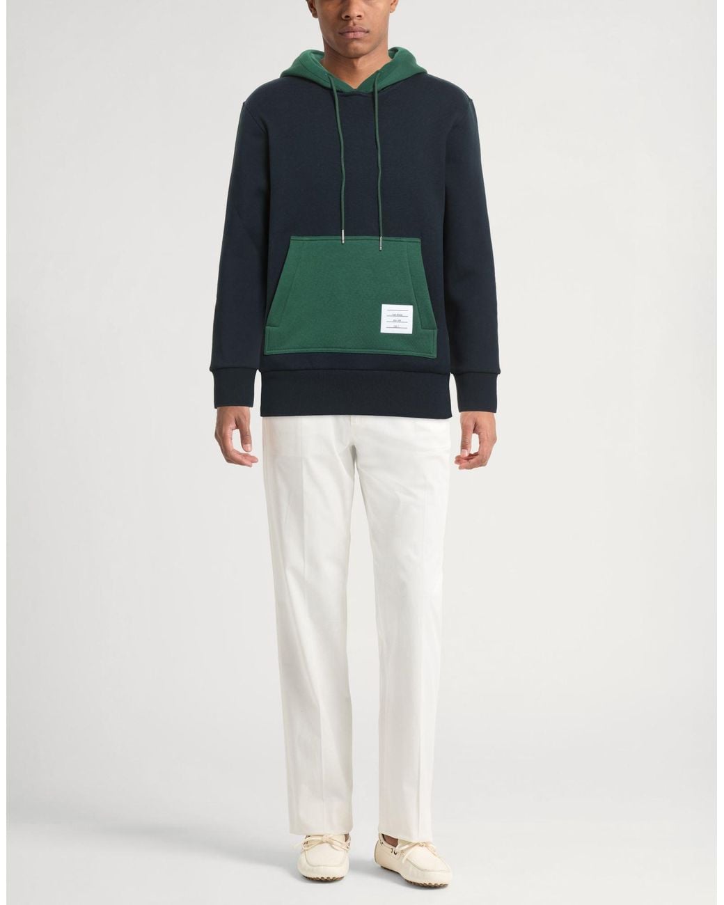 Thom Browne Green Sweatshirt Cotton, Elastane for men