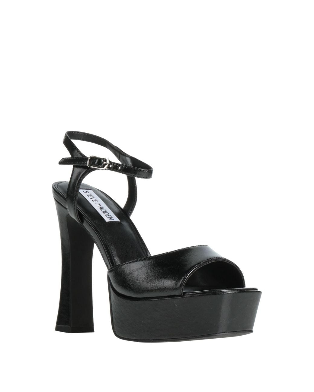 Steve Madden Black Sandals Leather