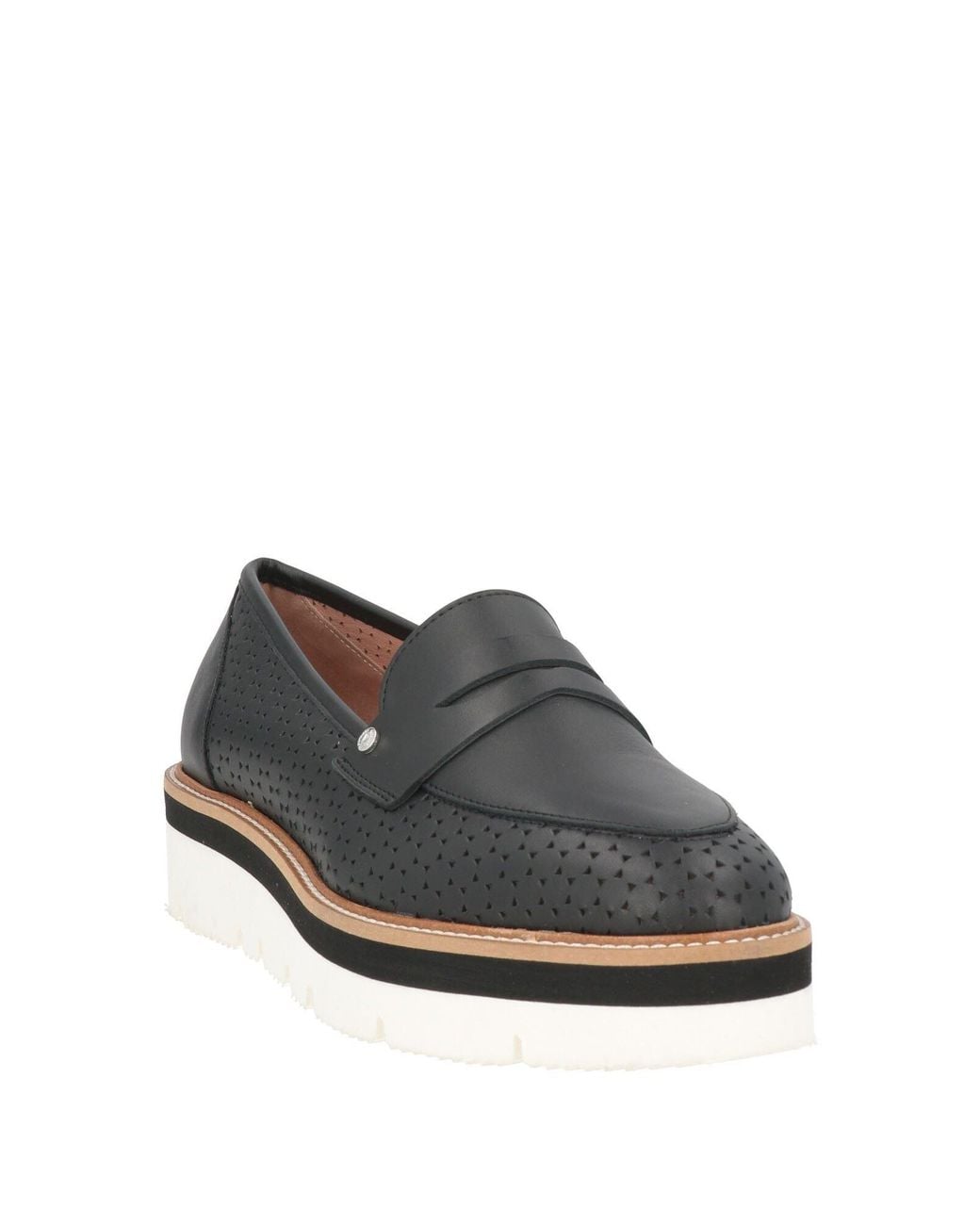 Pollini Gray Mokassin