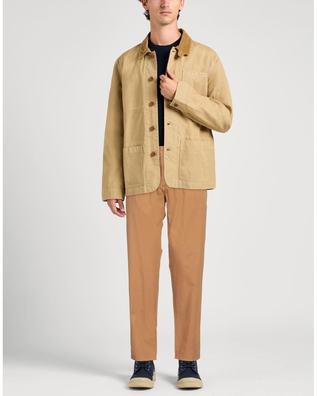Fred Mello Natural Pants Cotton for men