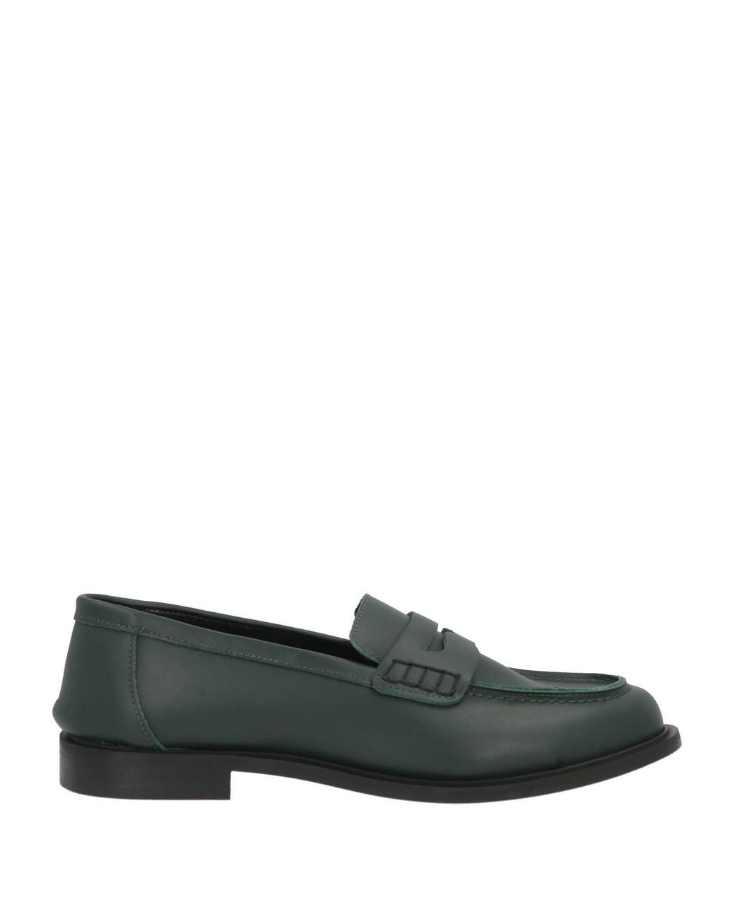 Nila & Nila Green Deep Loafers Leather