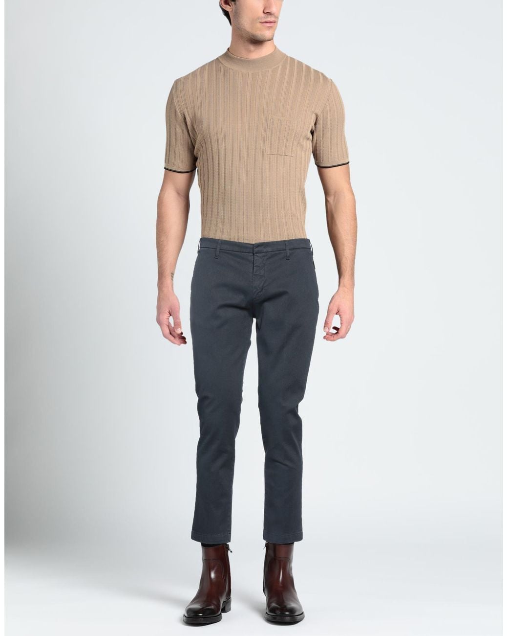 Entre Amis Blue Trouser for men