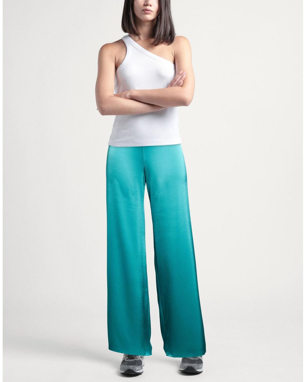 Fely Campo Blue Pants Triacetate