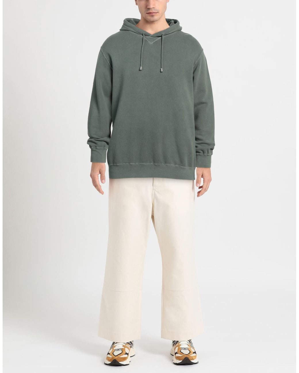 FILIPPO DE LAURENTIIS Green Sweatshirt Cotton for men