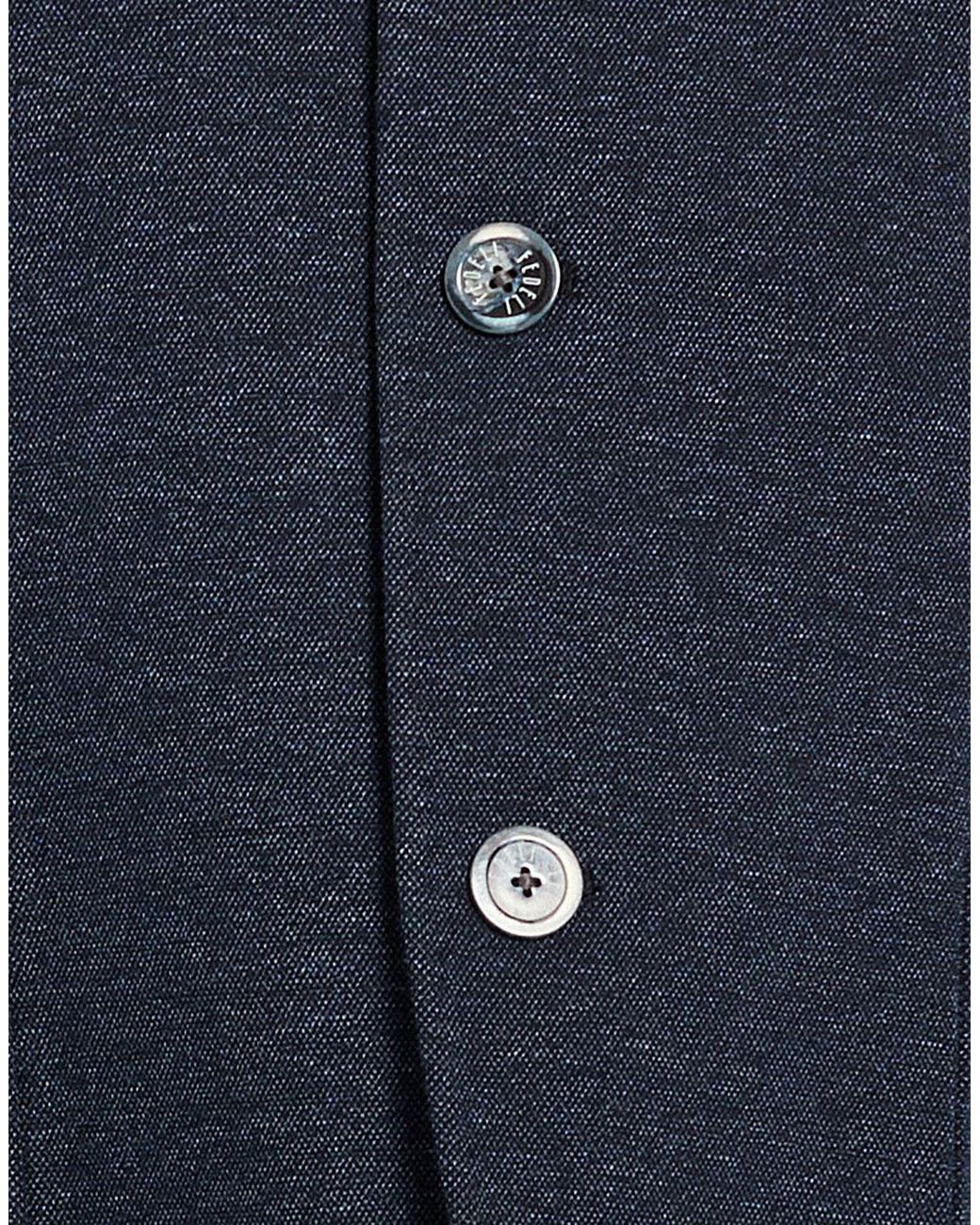 Fedeli Blue Blazer Cotton, Nylon, Elastane for men