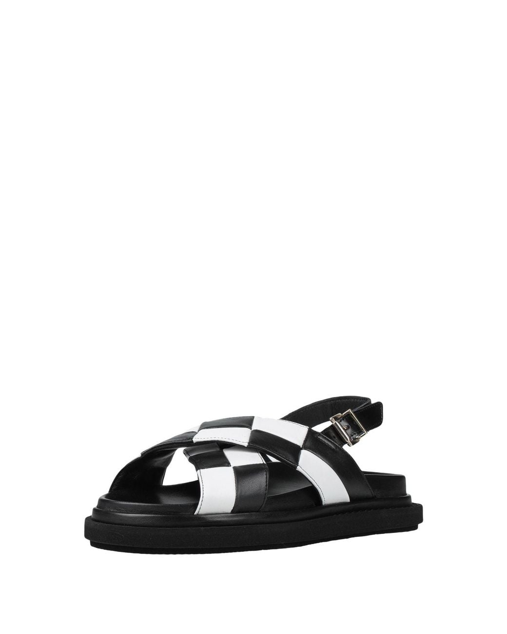 Alohas Black Sandals Bovine Leather
