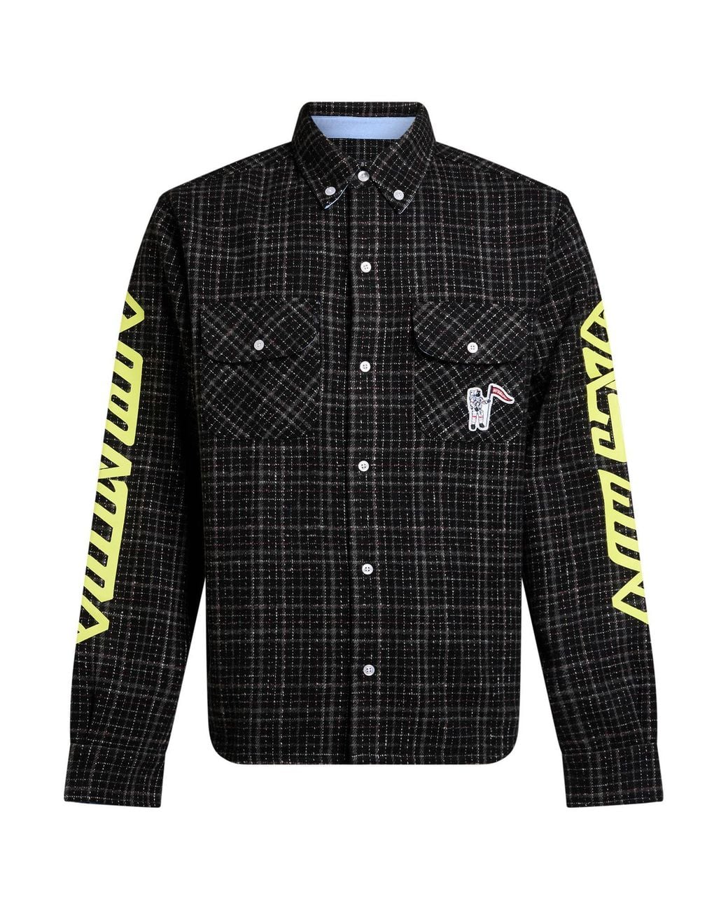 BBCICECREAM Black Shirt Polyester, Wool for men