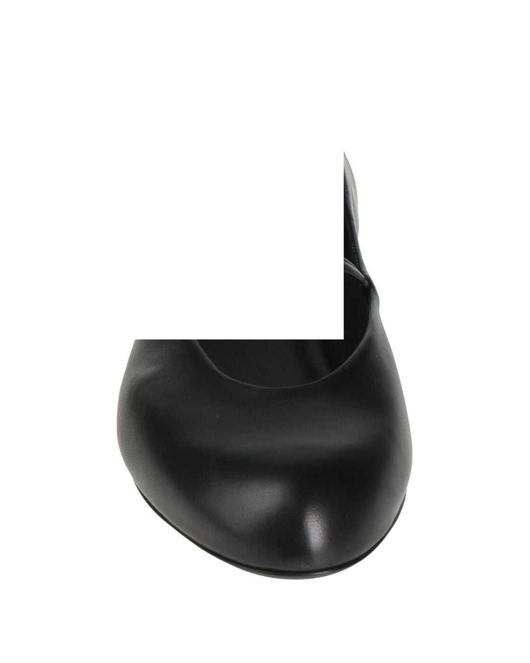 Max Mara Black Ballet Flats Leather