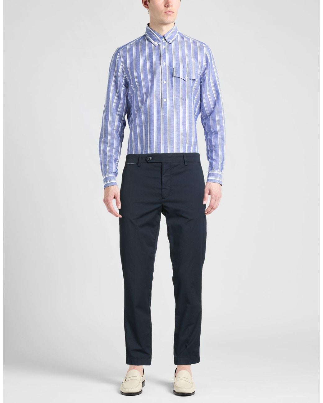 Hackett Blue Pants for men