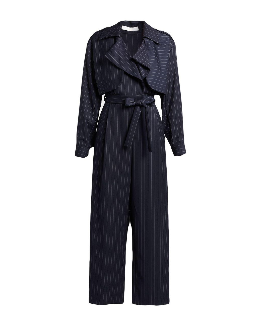 SILENCE LIMITED Blue Midnight Jumpsuit Polyester, Rayon, Elastane