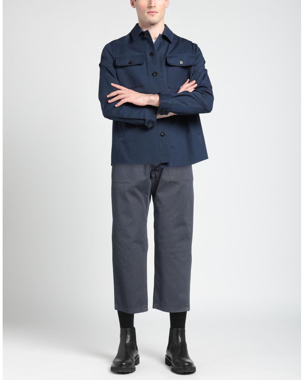 Gramicci Blue Pants for men