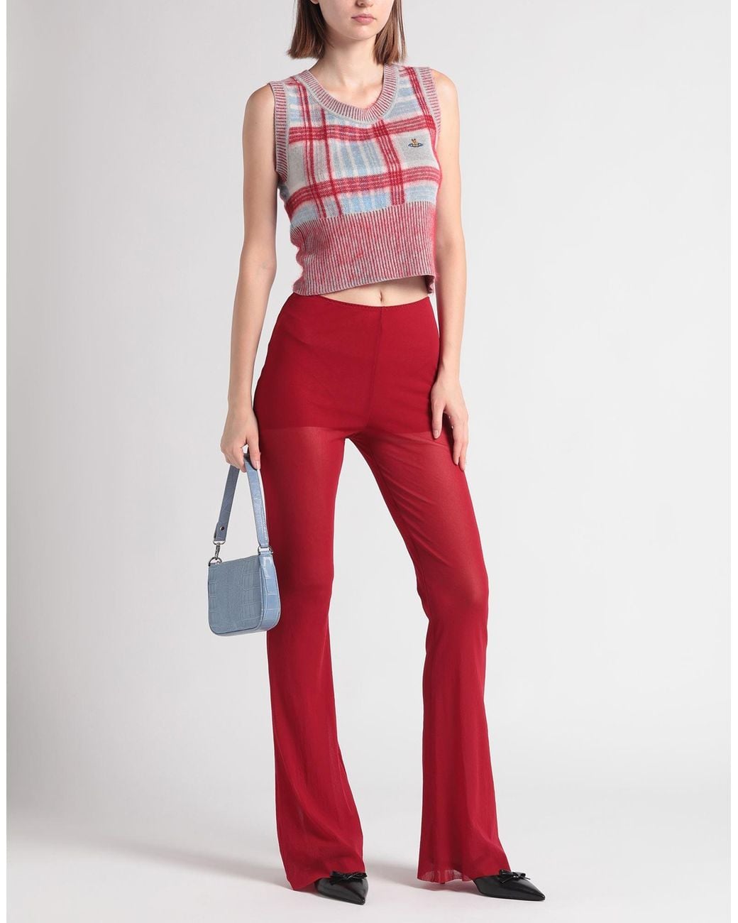 Philosophy Di Lorenzo Serafini Red Leggings Polyamide