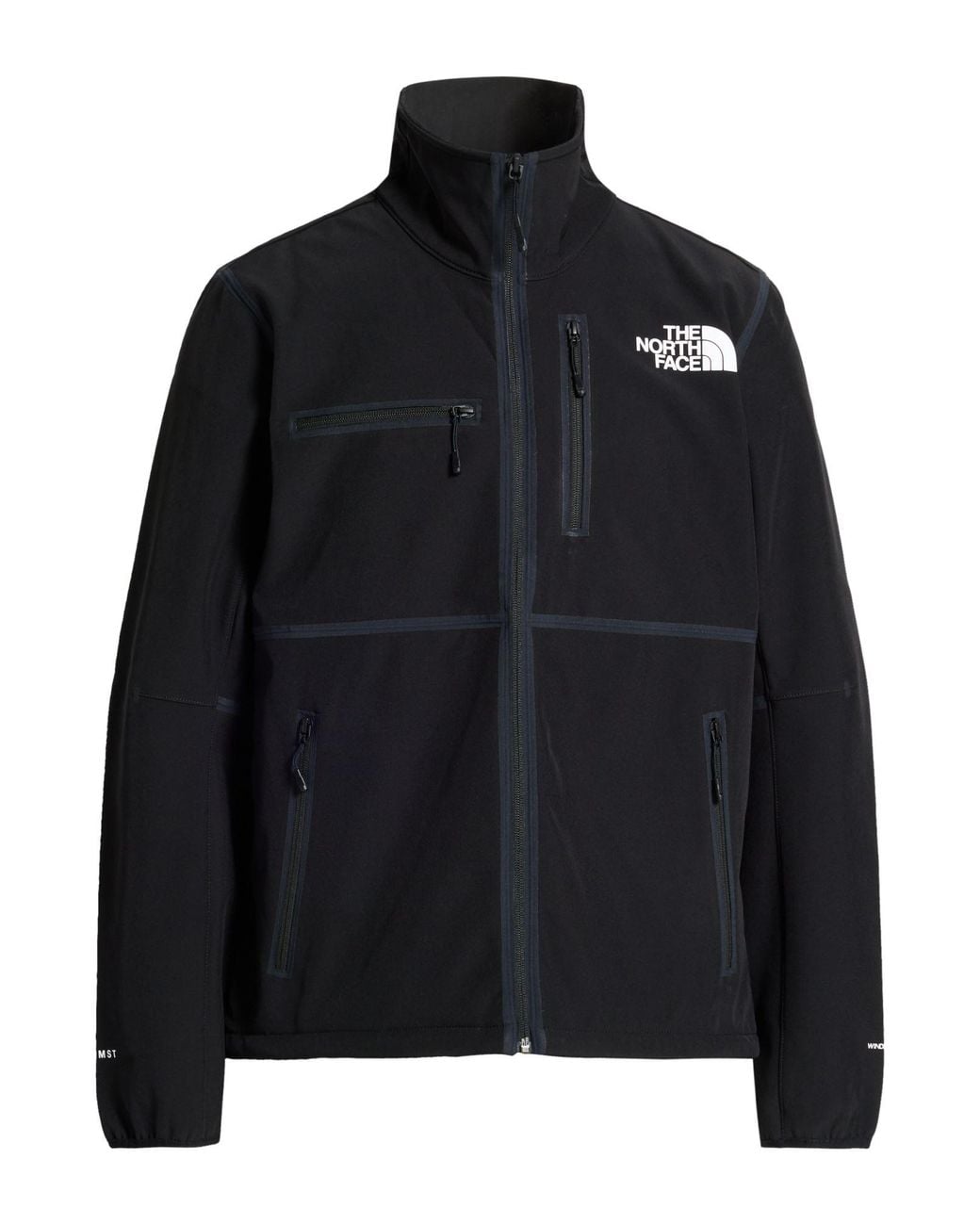The North Face Black Jacket Polyester, Elastane for men