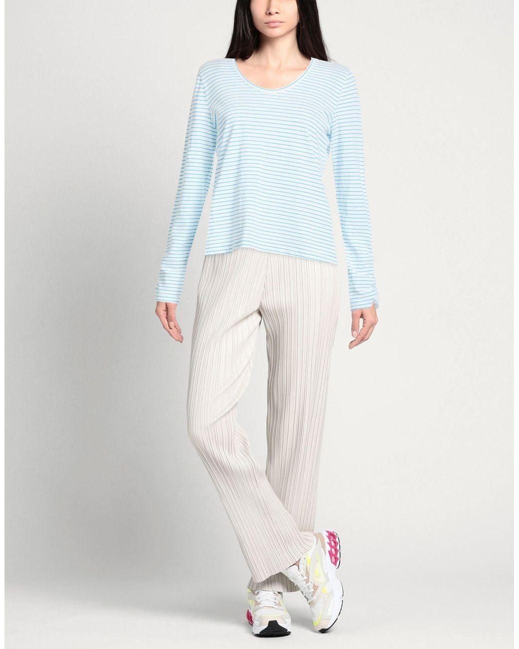 Shirtaporter Blue Azure T-Shirt Cotton, Elastane