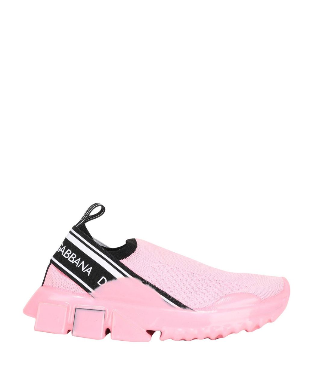 Dolce & Gabbana Pink Sorrento Low-Top Sneakers
