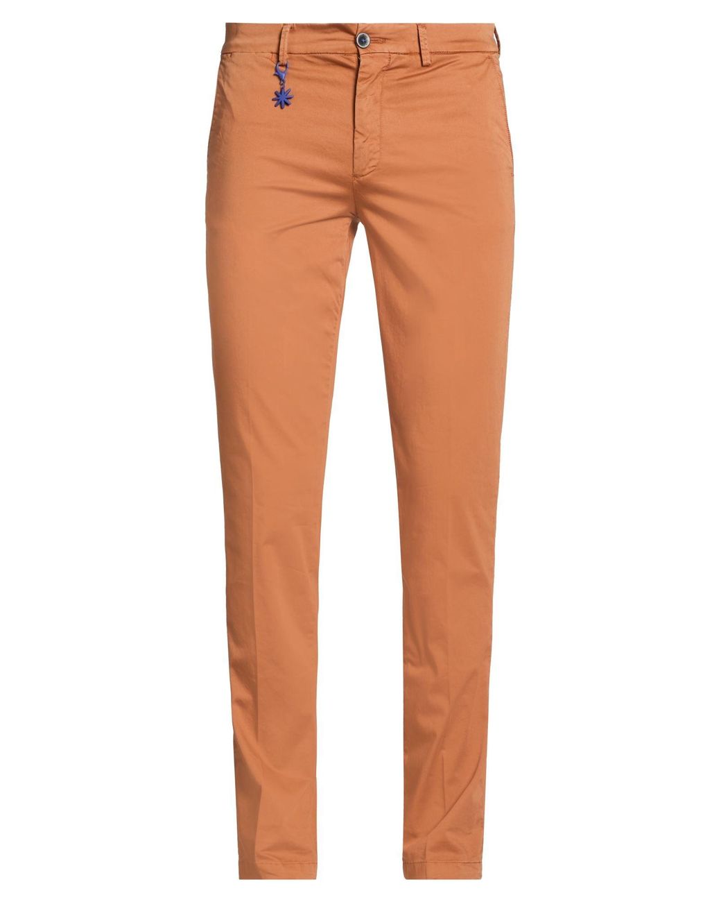 Manuel Ritz Multicolor Pants Cotton, Elastane for men