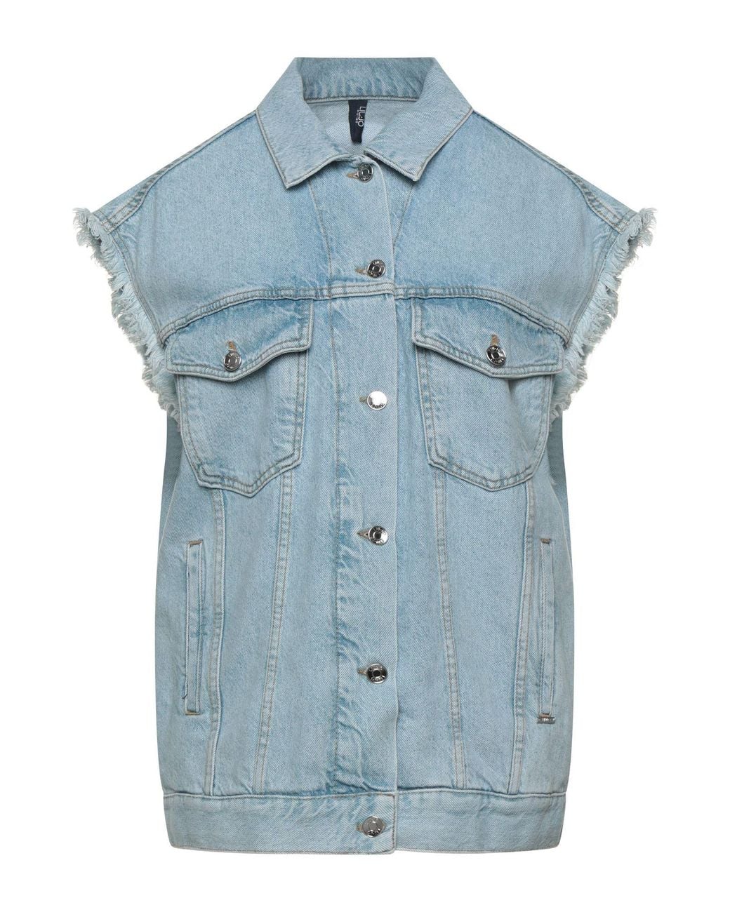Liu Jo Blue Denim Outerwear