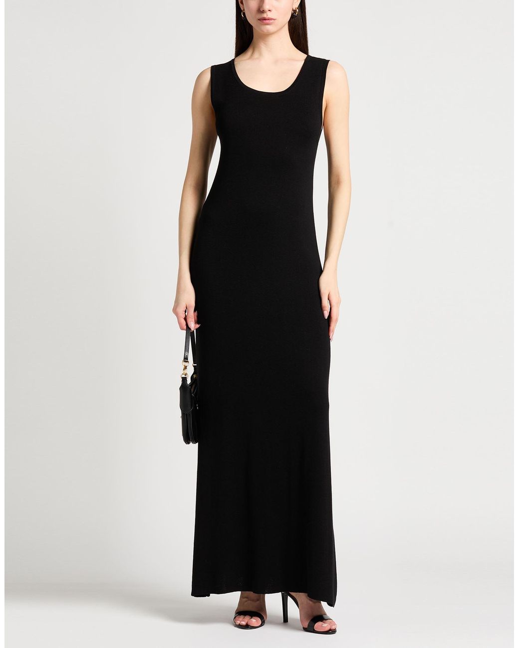 Aspesi Black Maxi Dress