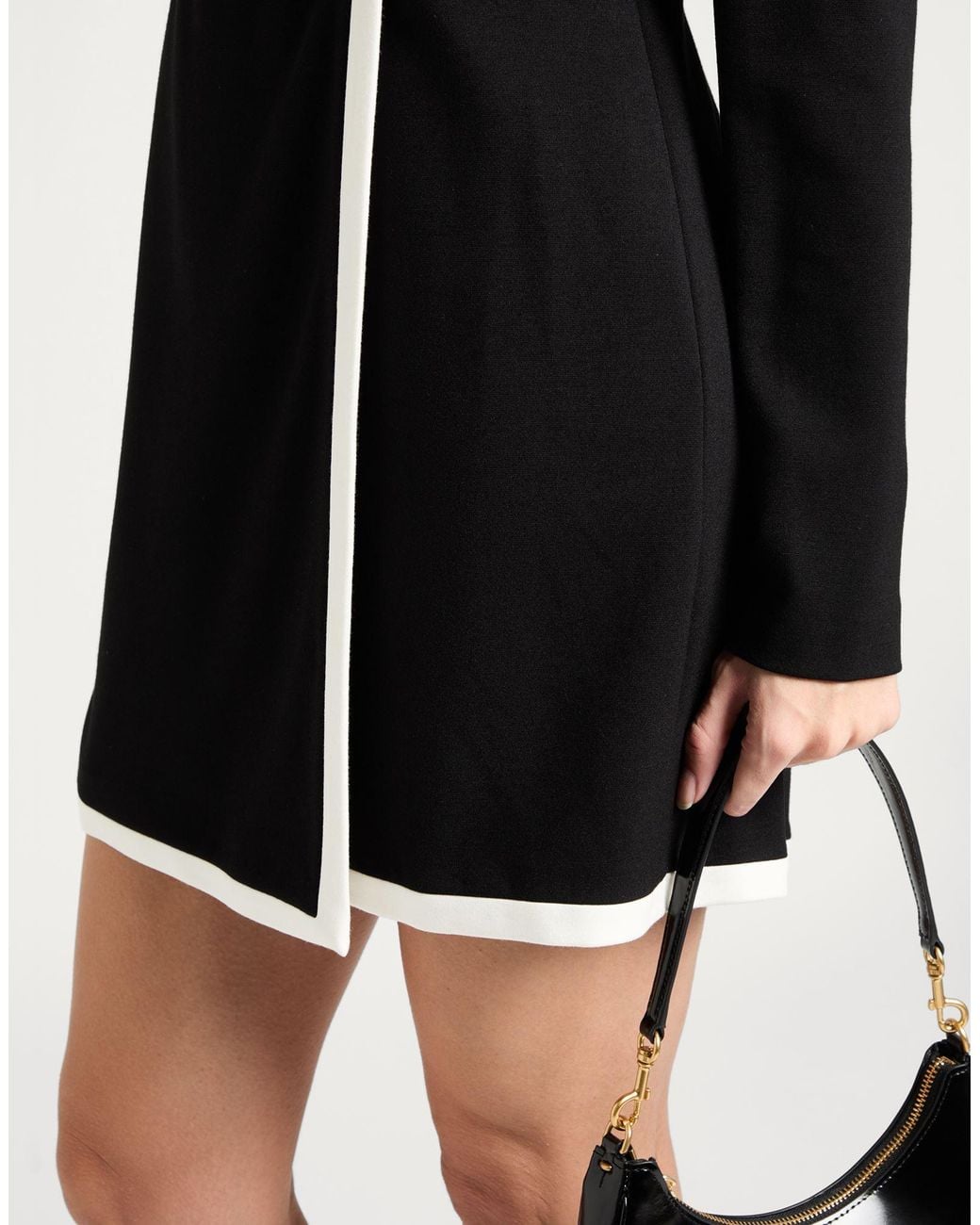 MSGM Black Playsuit Viscose, Polyamide, Elastane