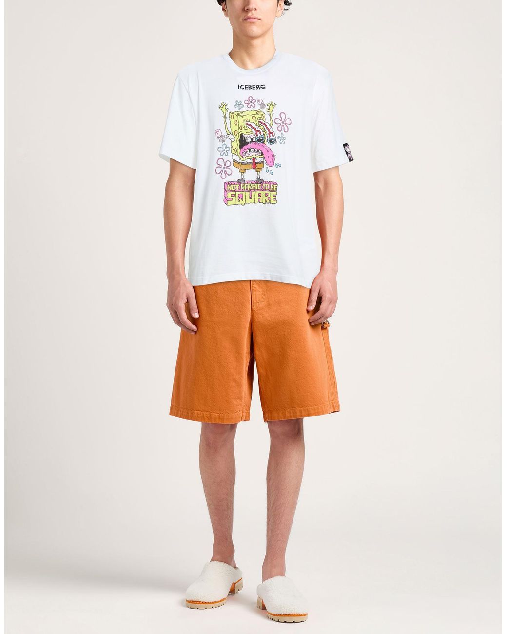 Iceberg White T-Shirts for men