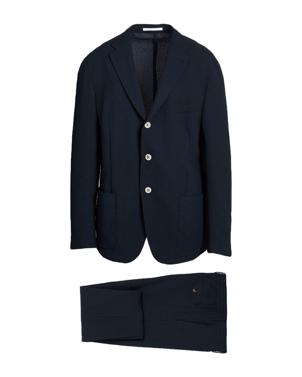 Eleventy Blue Midnight Suit Polyester for men