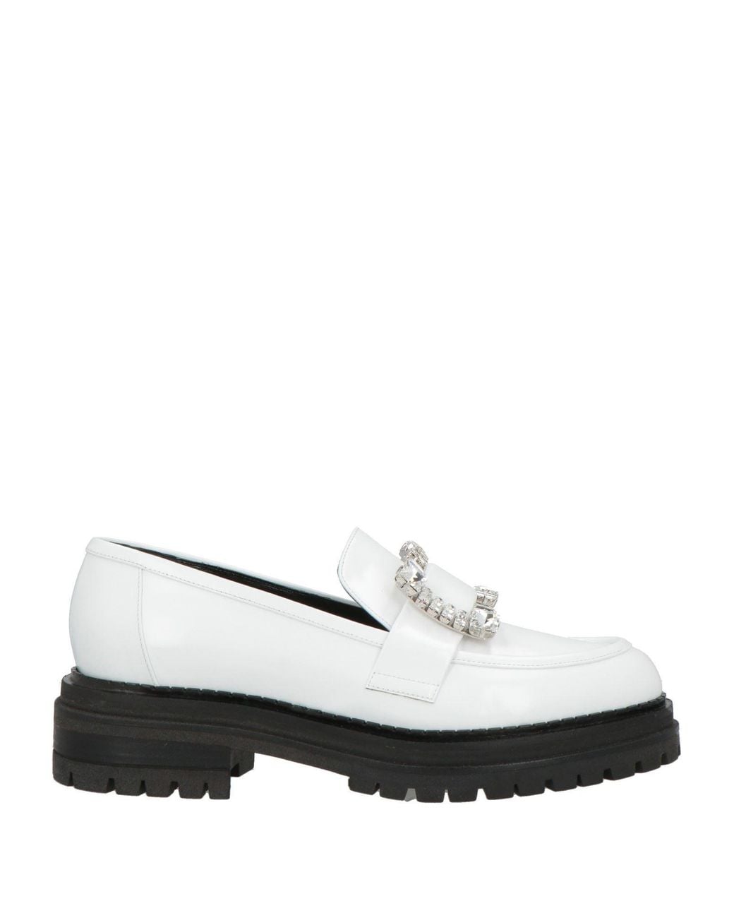Sergio Rossi White Mokassin