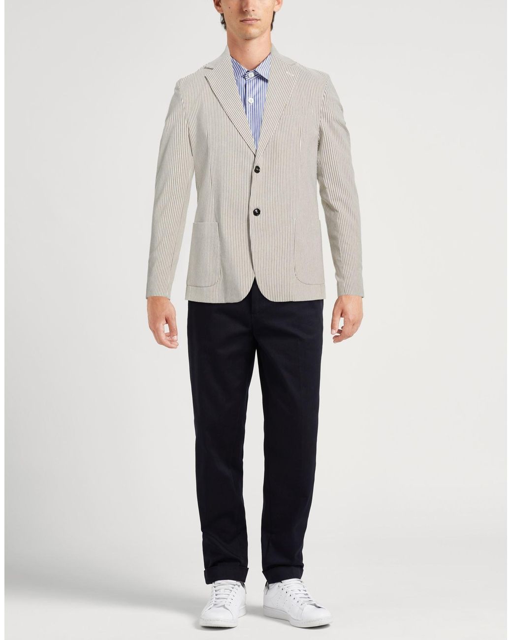 Liu Jo White Blazer Polyester, Viscose, Elastane for men