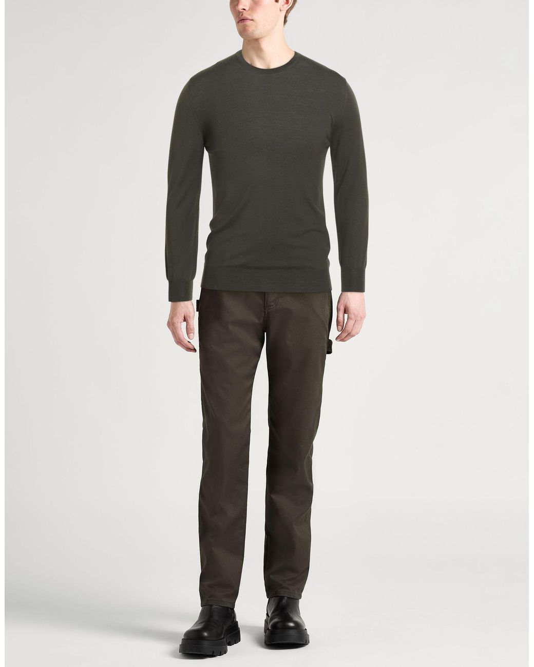Boglioli Gray Sweater Virgin Wool for men