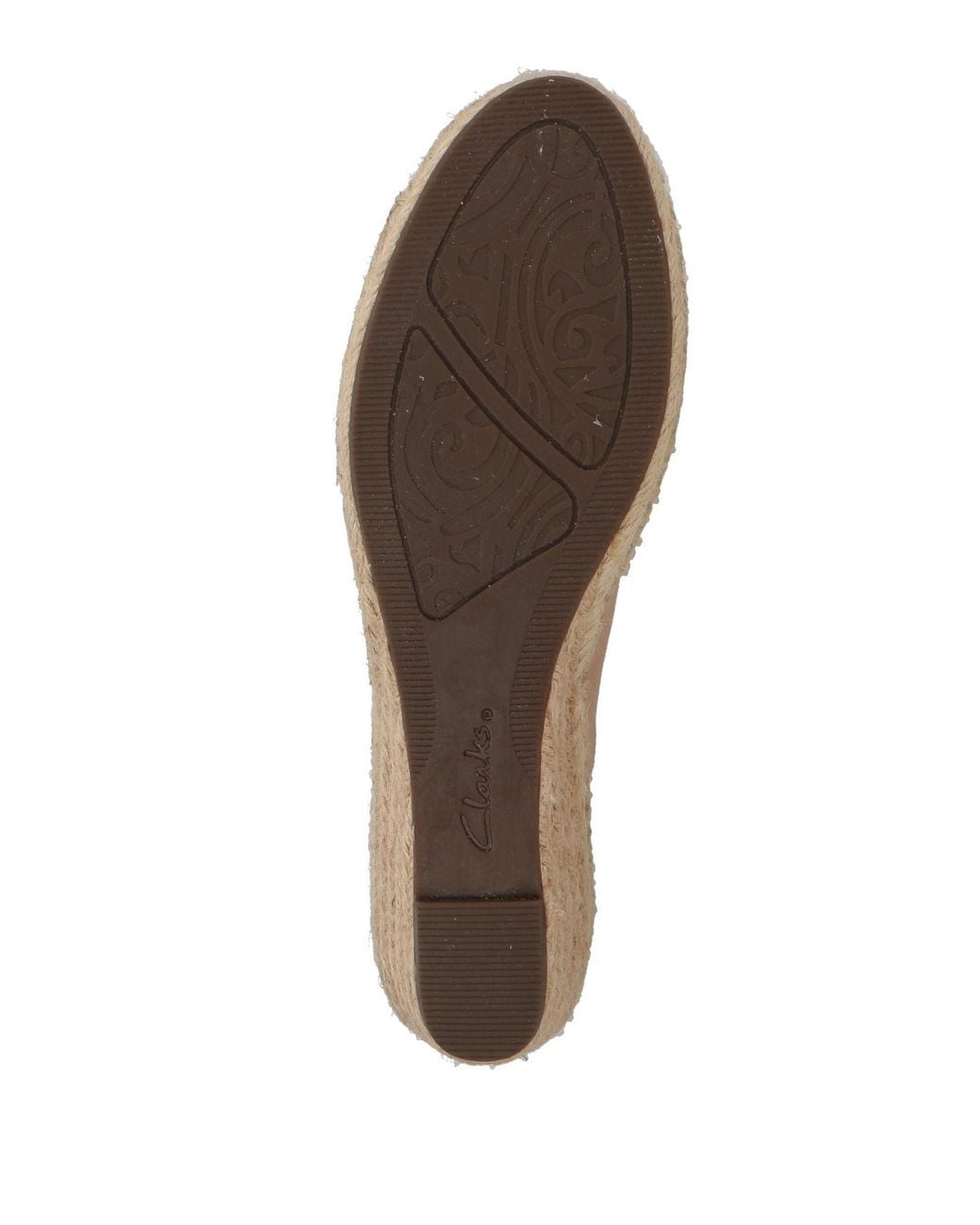 Clarks Natural Espadrilles Leather
