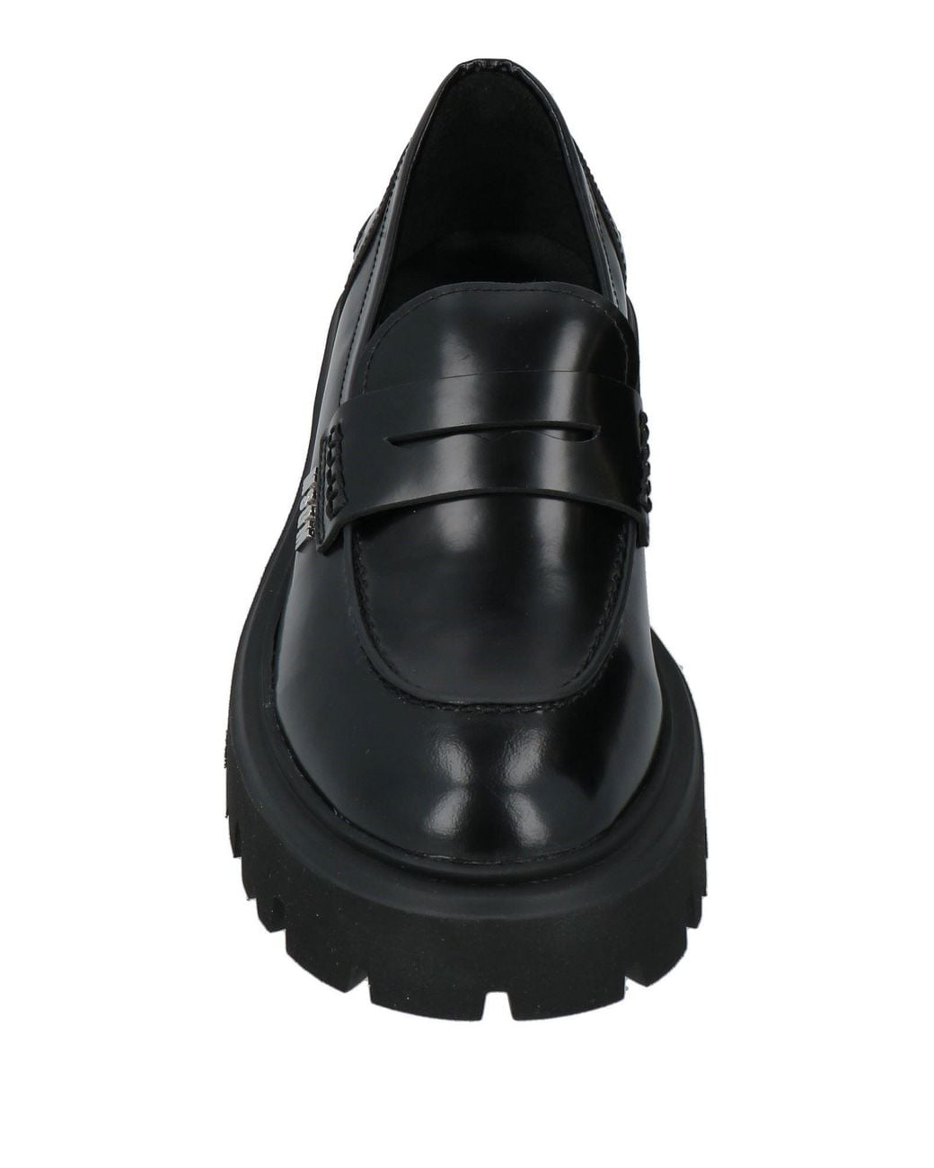 MSGM Black Loafers Leather for men