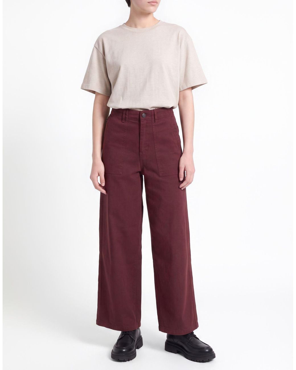 Jijil Red Jeans Cotton, Elastane