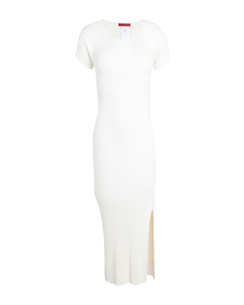 MAX&Co. White Teruel Maxi Dress Cotton, Viscose