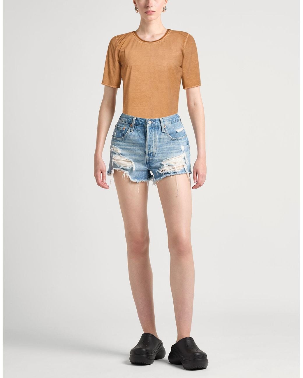 Uma Wang Natural T-Shirt Cotton, Elastane