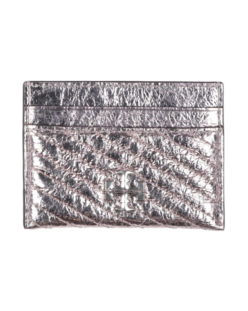 Tory Burch Metallic Cardholder Leather