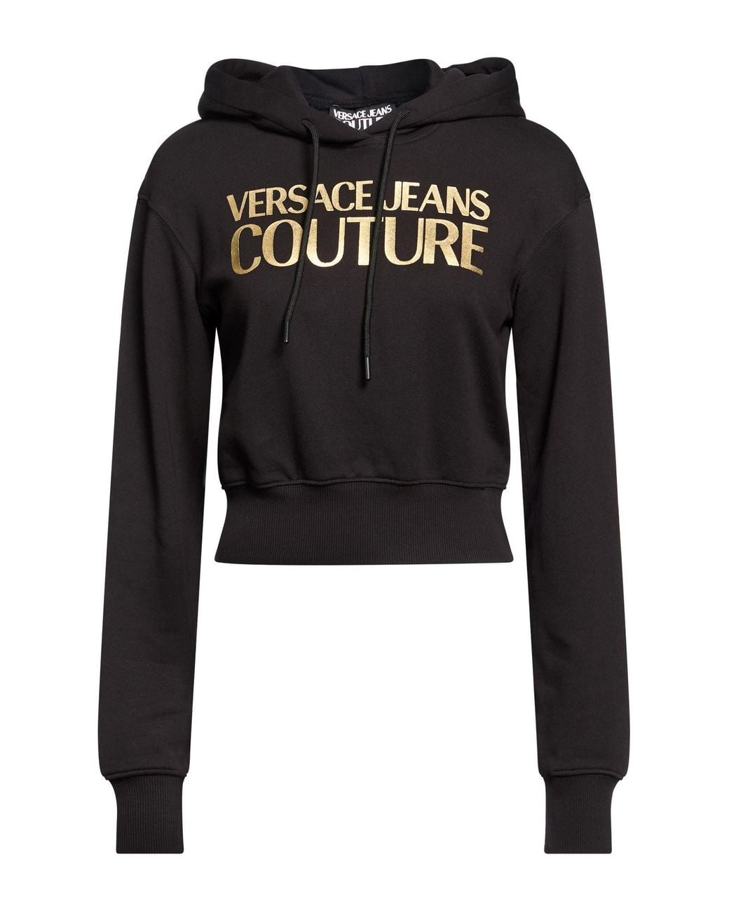 Versace Jeans Couture Black Sweatshirt Cotton