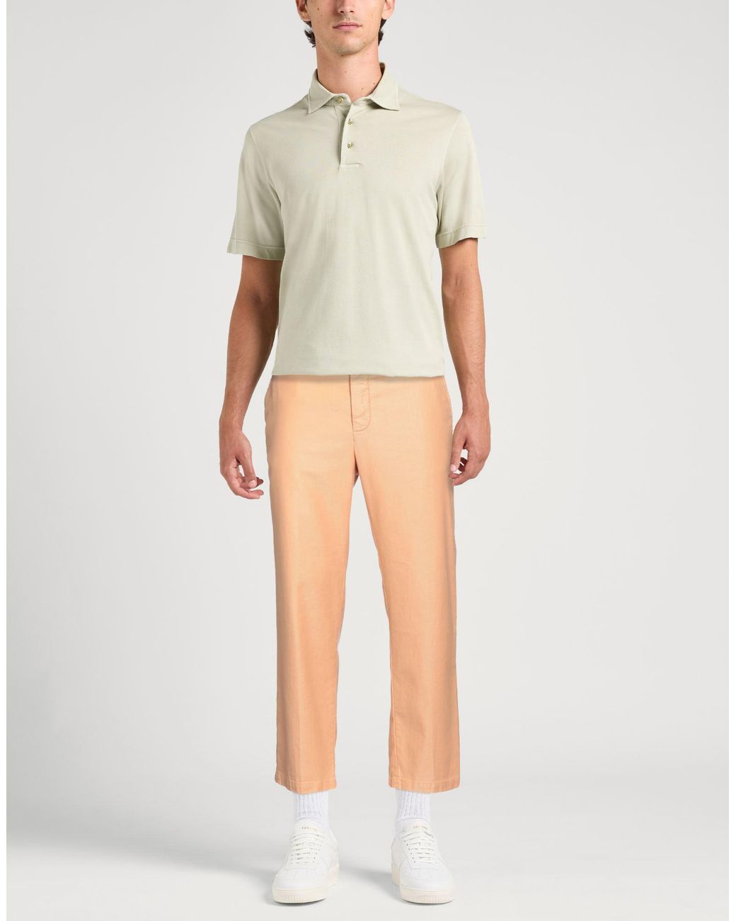 White Sand Natural Pants Cotton, Lyocell for men
