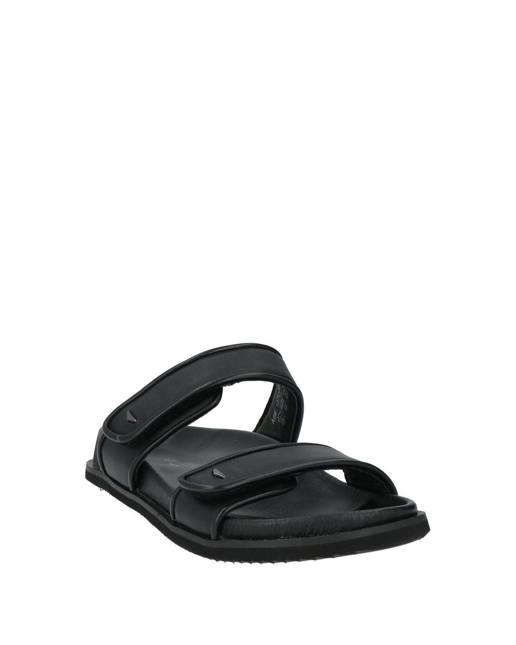 Alberto Guardiani Black Sandals for men