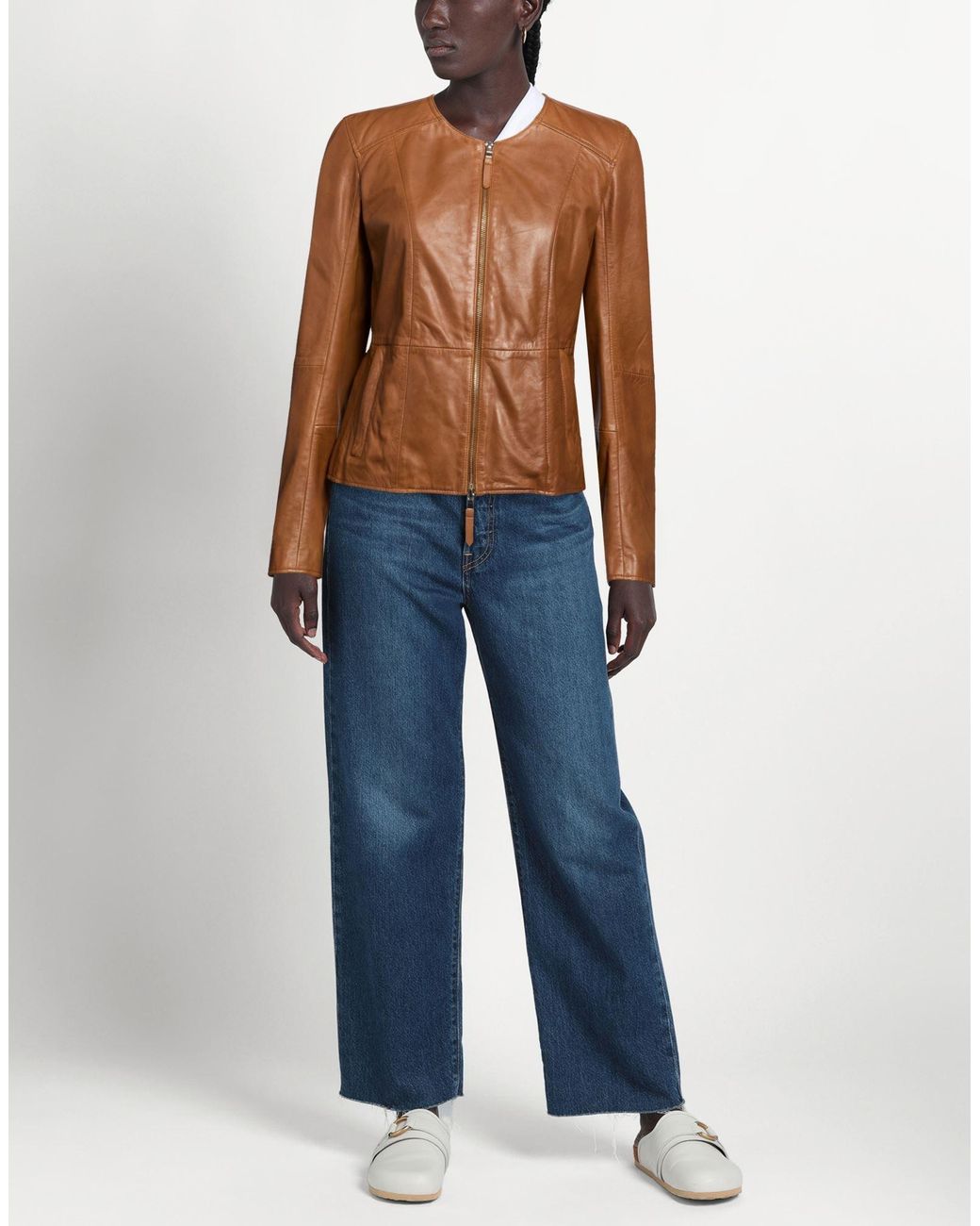 Bully Brown Jacket Leather