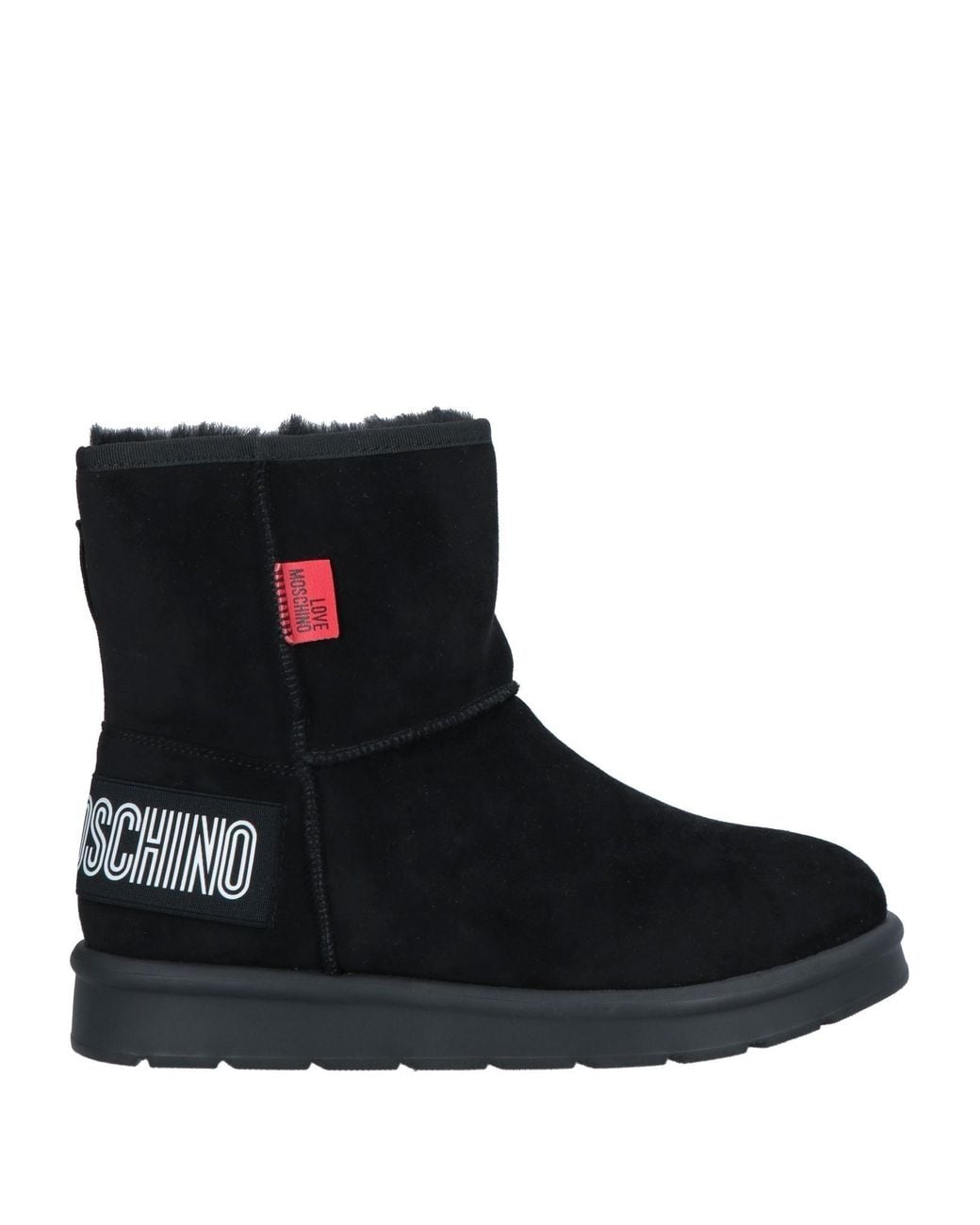 Love Moschino Black Ankle Boots